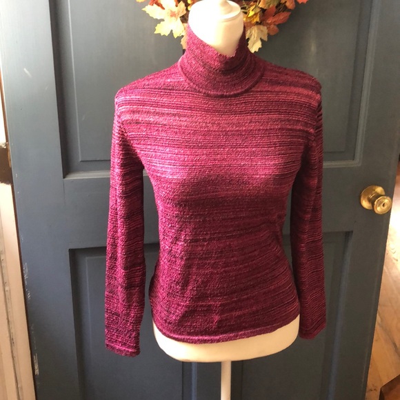 Nine West Sweaters - Nine West and company pink and black stripes l